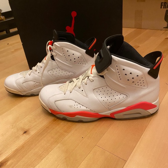 Air Jordan 6 Retro Infrared (2013) Mens 11.5 384664-123 with original box! - Picture 6 of 11